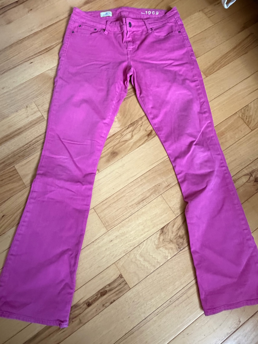 GAP 1969 Hot Pink Skinny Boot Jeans